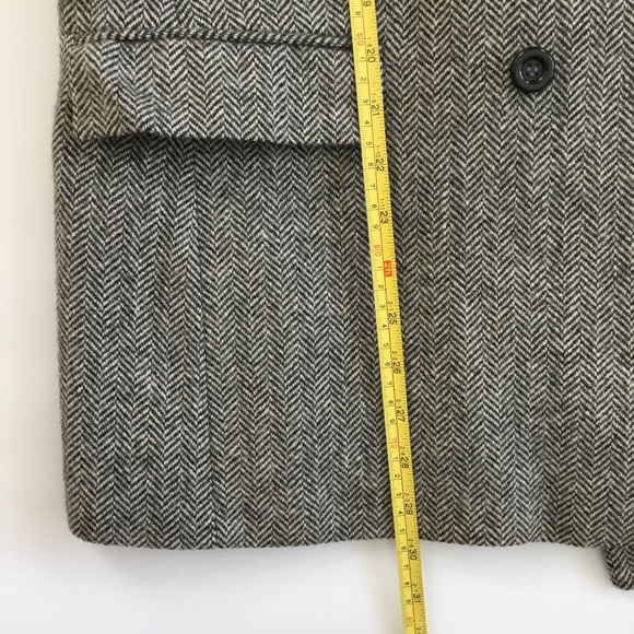 Blazer Women’s Herringbone Black Size See Measurements - Picture 5 of 8